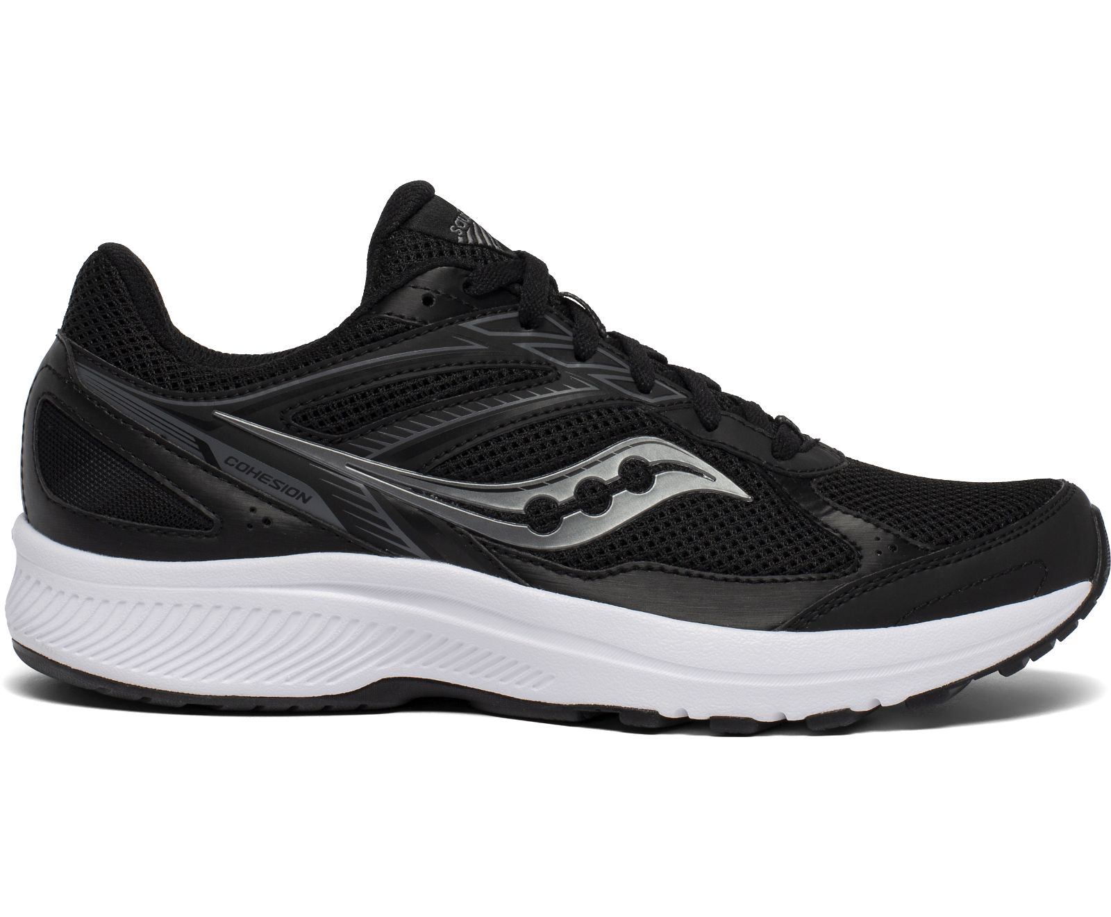 Saucony Cohesion 14 Men\'s Running Shoes Black / White | AU 451OKIR